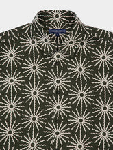 Frescobol Carioca Seawood Castro Embroidered Linen Shirt