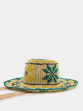Sensi Studio Geometric Floral Beach Hat