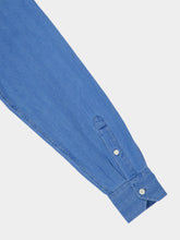 Frescobol Carioca Light Denim Emilio Herringbone Shirt