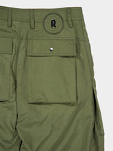 Rabanne Green Straight Fit Cotton Polyamide Pants
