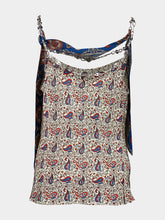 Rabanne Bandana Paisley Satin Tank Top