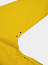 Rabanne Mustard Yellow Zipped Hooded Raincoat with Waist String