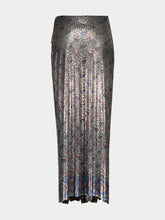 Rabanne Bandana Paisley Mesh Long Skirt
