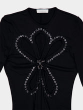 Rabanne Black Second-Skin Jersey Long Dress