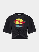 Rabanne Black Cropped Endless Summer T-Shirt