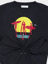 Rabanne Black Cropped Endless Summer T-Shirt