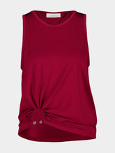 Rabanne Ruby Red Jersey Tank Top