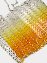 Rabanne Orange Gradient 1969 Resin Disc Shoulder Bag