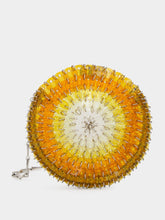Rabanne Round Orange Gradient 1969 Resin Disc Bag