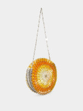 Rabanne Round Orange Gradient 1969 Resin Disc Bag