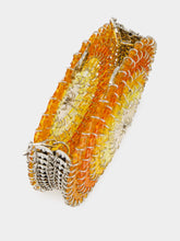 Rabanne Round Orange Gradient 1969 Resin Disc Bag