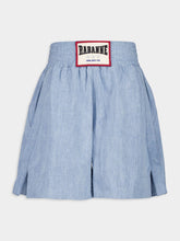 Rabanne Light Blue Denim Bermuda Shorts