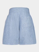 Rabanne Light Blue Denim Bermuda Shorts