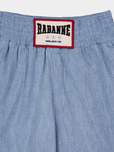 Rabanne Light Blue Denim Bermuda Shorts