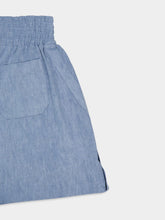 Rabanne Light Blue Denim Bermuda Shorts