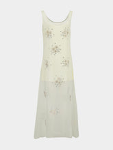 Rabanne Ivory Sleeveless Midi Dress in Acetate