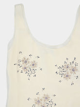 Rabanne Ivory Sleeveless Midi Dress in Acetate