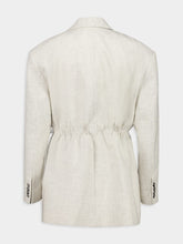 Rabanne Beige Mottled Wool Blazer