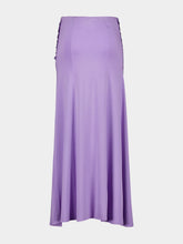 Rabanne Lavender Long Jersey Skirt