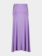 Rabanne Lavender Long Jersey Skirt