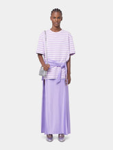 Rabanne Lavender Long Jersey Skirt