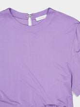 Rabanne Lavender Jersey T-Shirt with Side Bow