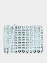 Rabanne Blue and Silver 1969 Leather Flip Bag