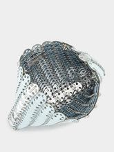 Rabanne Blue and Silver 1969 Leather Flip Bag