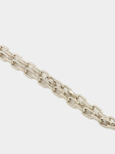 Rabanne Silver XL Link Rhinestone Necklace