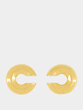 Rabanne Gold Hoops and Punk Ear Cuffs Set