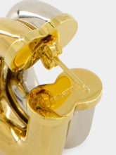 Rabanne Silver and Gold XL Link Earrings