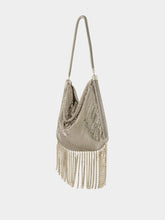 Rabanne Silver Crystal Fringe Handbag