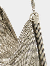 Rabanne Silver Crystal Fringe Handbag