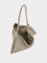 Rabanne Silver Crystal Fringe Handbag