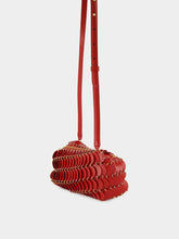 Rabanne Red Paco Crossbody Leather Bag