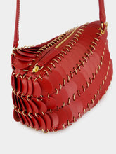 Rabanne Red Paco Crossbody Leather Bag