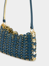 Rabanne Teal 1969 Reversible Nano Flip Bag