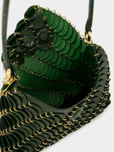Rabanne Green Paco Leather Bag