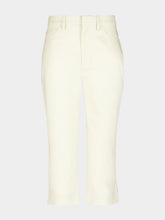 Zimmermann Milk Clash Cotton Drill Capri Trousers