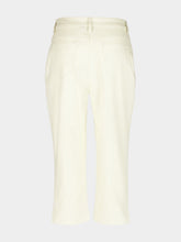 Zimmermann Milk Clash Cotton Drill Capri Trousers