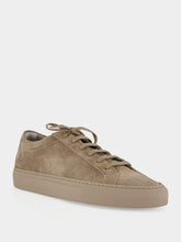 Common Projects Taupe Achilles Suede Sneakers