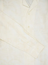 Frescobol Carioca Ivory Safra Cotton Camp Collar Shirt