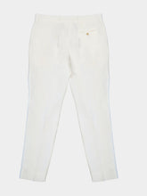 Frescobol Carioca Ivory Affonso Linen Trousers