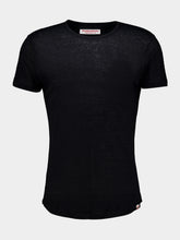 Orlebar Brown Black Ob-T Linen T-Shirt