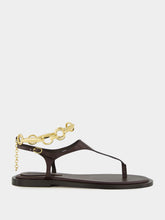 Zimmermann Espresso Wild Leather Sandal