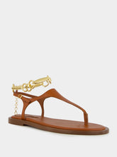 Zimmermann Pecan Wild Leather Sandal