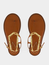 Zimmermann Pecan Wild Leather Sandal