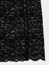 Rabanne Black Layered Lace Midi Dress