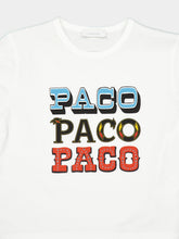 Rabanne White Paco Logo Cropped T-Shirt
