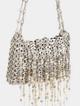 Rabanne Silver Nano 1969 Pearl Fringe Bag